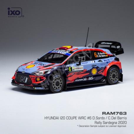 HYUNDAI I2 COUPE WRC 6 SORDO/DEL BARRIO RALLYE SARDAIGNE 2020