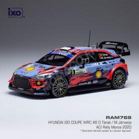 HYUNDAI I20 COUPE WRC 8 TANAK/JARVEOJA RALLYE DE MONZA 2020 (EPUISE)