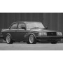 VOLVO 240 TURBO CUSTOMISEE 1986 GRIS