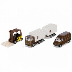 SET 3 PIECES VEHICULES LOGISTIQUE UPS