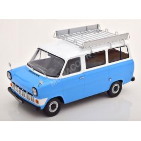 FORD TRANSIT BUS 1965 BLEUE AVEC GALERIE