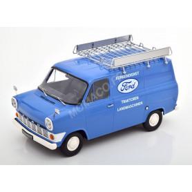 FORD TRANSIT DELIVERY VAN "FORD" 1970 BLEUE AVEC GALERIE