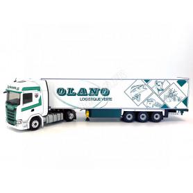 SCANIA S500 SEMI FRIGO "TRANSPORTS OLANO LOGISTIQUE VERTE"