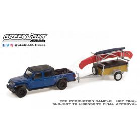 JEEP GLADIATOR TEXAS TRAIL LIMITED EDITION 2021 AVEC REMORQUE ET CANOE (EPUISE)
