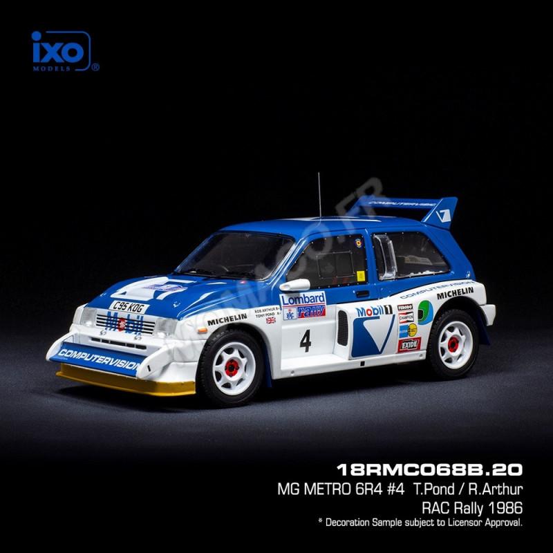 IXO 1:24 - 2 - Model sportwagen - MG Metro 6 R 4 de Pond/Arthur du