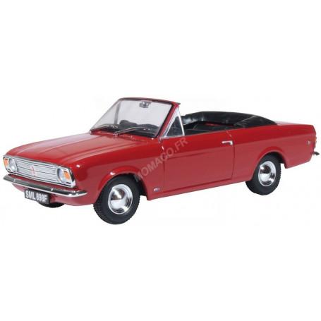FORD CORTINA CRAYFORD CONVERTIBLE ROUGE