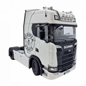 SCANIA V8 730S BLANC AVEC DECO