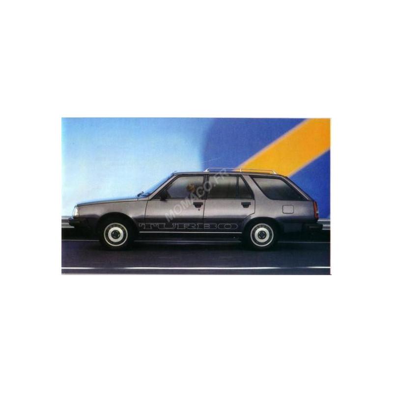 RENAULT 18 BREAK GTX TYPE 2 1985 GRIS 1/43 ODEON