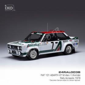 FIAT 131 ABARTH 7 ALEN/KIVIMAKI RALLYE ACROPOLIS 1978