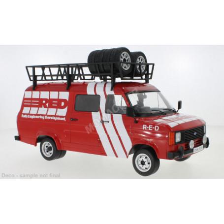 FORD TRANSIT MKII R-E-D ASSISTANCE RALLYE AVEC GALERIE 1985
