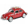 VOLKSWAGEN COCCINELLE AVEC PORTE-BAGAGES ROUGE