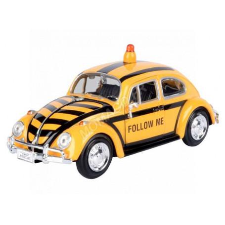 VOLKSWAGEN COCCINELLE "AEROPORT - FOLLOW ME SERVICE CAR" JAUNE/NOIR