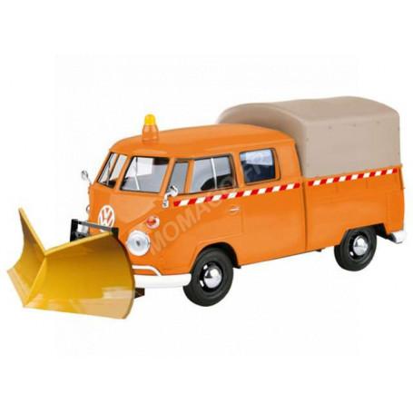 VOLKSWAGEN T1 (TYPE 2) PICK-UP CHASSE NEIGE ORANGE