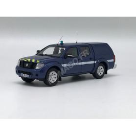 NISSAN NAVARA DOUBLE CABINE INTERVENTION BLEUE