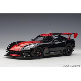 DODGE VIPER "1:28 EDITION" ACR 2017 NOIRE BANDES ROUGES