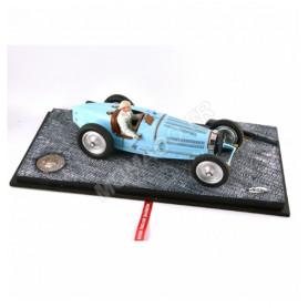 BUGATTI TYPE 59 CHASSIS 59124 BLEUE CIEL AVEC FIGURINE