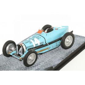 BUGATTI TYPE 59 14 TAZIO NUVOLARI GRAND PRIX DE L'A.C.F. 1934 BLEUE