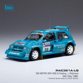 MG METRO 6R4 58 FIELDING/ROBINSON RALLYE RAC 1986