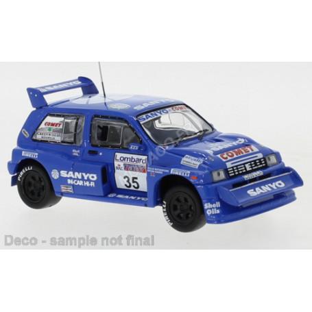 MG METRO 6R4 35 RUTHERFORD/HARRIS RALLYE RAC 1986