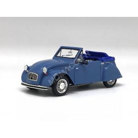 CITROEN 2CV SARHY CABRIOLET OUVERT BLEUE