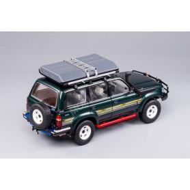 TOYOTA LAND CRUISER 1990 J8 VERT AVEC GALLERIE ET ACCESSOIRES