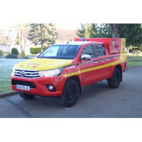 Véhicule miniature Toyota Hi-Lux VLSSSM Pompier SDIS 33 ALARME