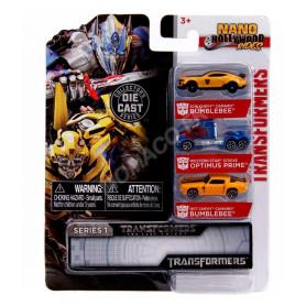 SET DE 3 VOITURES NANO "TRANSFORMERS" SERIES-1