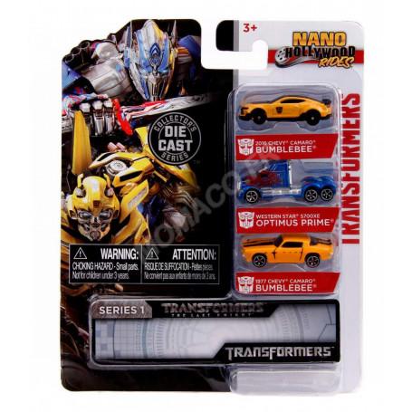 SET DE 3 VOITURES NANO "TRANSFORMERS" SERIES-1