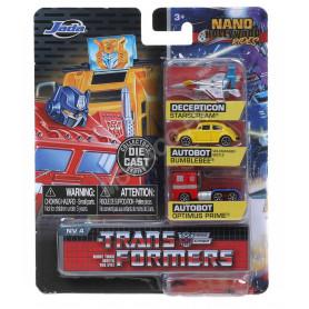 SET DE 3 VOITURES NANO "TRANSFORMERS" SERIE NV-4