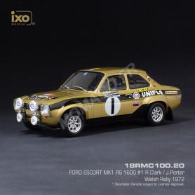 FORD ESCORT MKI RS 1600 1 CLARK/PORTER RALLYE WELSH 1972 1ER