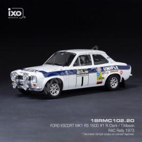 FORD ESCORT MKI RS 1600 1 CLARK/MASON RALLYE RAC 1973 2EME