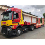 RENAULT T460 SEMI-REMORQUE PORTE-ENGIN "SECURITE CIVILE" - EXCLUSIVITE MOMACO (EPUISE)