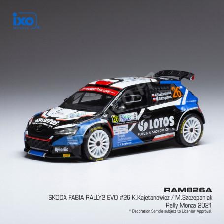 SKODA FABIA RALLYE 2 EVO 26 KAJETANOWICZ/SZCZEPANIAK WRC RALLYE MONZA 2021