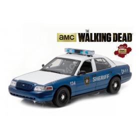 FORD CROWN VICTORIA 2001 POLICE INTERCEPTOR "THE WALKING DEAD - RICK ET SHANE" - RADIOCOMMANDE
