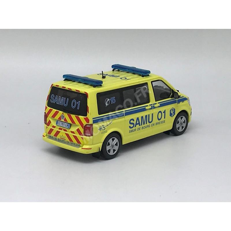 Miniature Volkswagen T6 SAMU 01 AIN - Bourg-en-Bresse - Odeon 1/43 - Neuve
