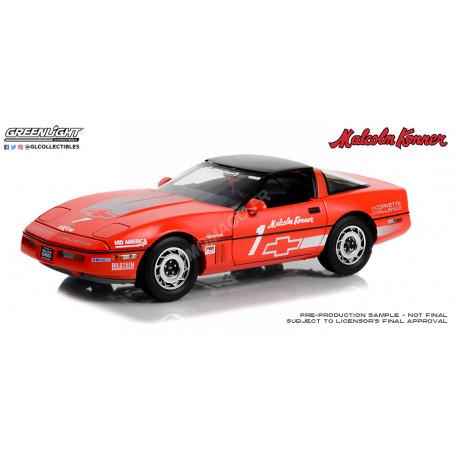 CHEVROLET CORVETTE C4 1988 1 MALCOLM KONNER ROUGES AVEC BANDES ARGENT