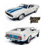 FORD MUSTANG 1972 BLANC/BLEU