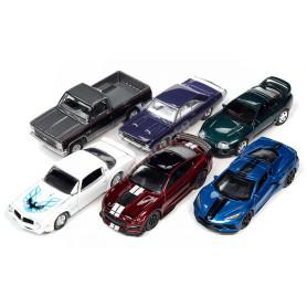 COFFRET DE 6 PIECES "AUTOWORLD PREMIUM ASSORTMENT" : 2022 - SERIE N°2 - VERSION B