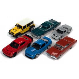 COFFRET DE 6 PIECES "AUTOWORLD PREMIUM ASSORTMENT" : 2022 - SERIE N°3 - VERSION A