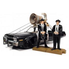 DODGE MONACO "BLUESMOBILE" 1974 "BLUES BROTHERS (1980)" AVEC 2 FIGURINES