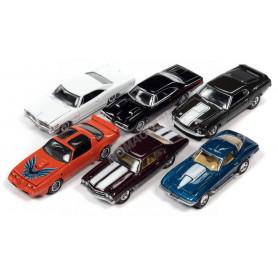 COFFRET DE 6 PIECES : MUSCLE CARS 2022 - SERIE N°1 - VERSION A