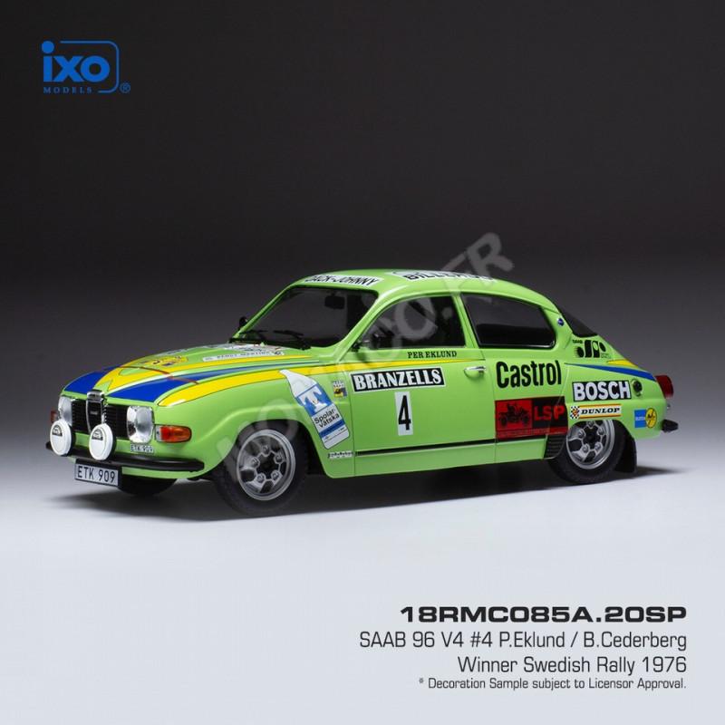 Modèle Réduit Saab 96 V4 Rallye De Suède 1972 - échelle 1/43, Avec Boîte D'origine