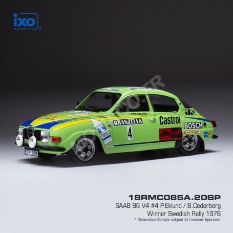 SAAB 96 V4 4 EKLUND/CEDERBERG RALLYE WM DE SUEDE 1976