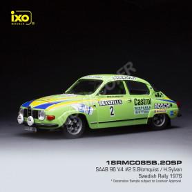 SAAB 96 V4 2 BLOMQVIST/SYLVAN RALLYE WM DE SUEDE 1976