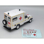 LAND ROVER 130 AMBULANCE MILITAIRE ARMEE DE TERRE BLANC (EPUISE)