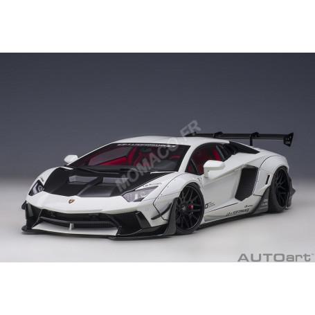 LAMBORGHINI AVENTADOR "LIBERTY WALK - LB WORKS LIMITED EDITION" BLANC CAPOT CARBONE