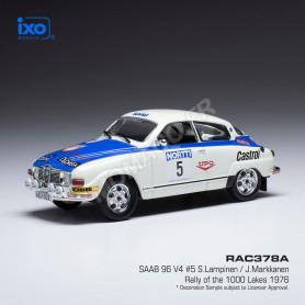 SAAB 96 V4 5 LAMPINEN/MARKKANEN RALLYE DES 1000 LACS 1976