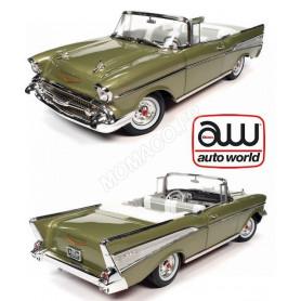 CHEVROLET BEL AIR CONVERTIBLE 1957 VERT