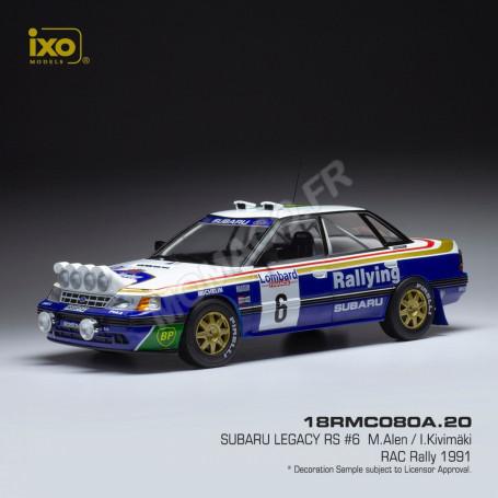SUBARU LEGACY RS 6 ALEN/KIVIMÄKI ROTHMANS RACING RAC RALLY 1991