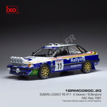 SUBARU LEGACY RS 11 VATANEN/BERGLUND ROTHMANS RACING RAC RALLY 1991